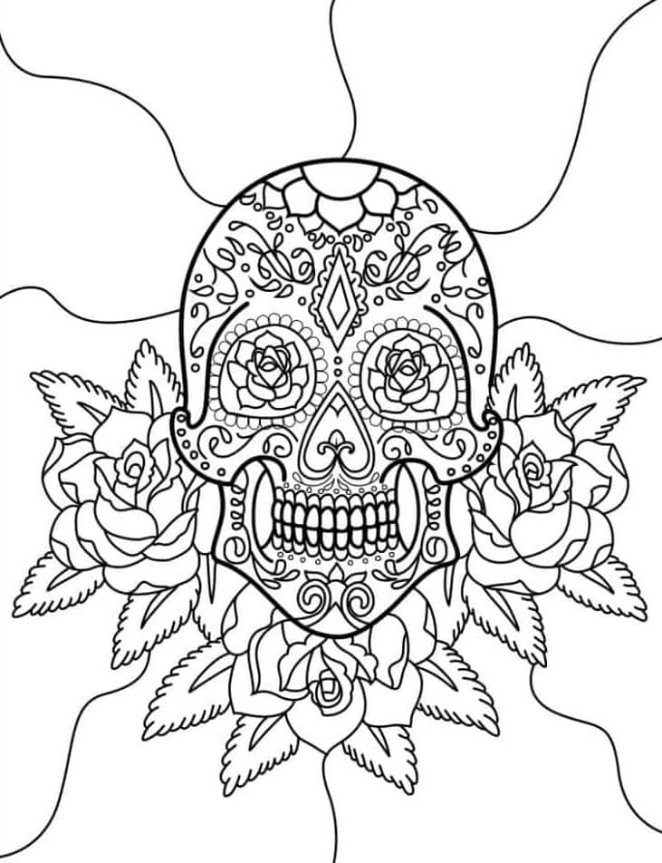 Mandala Skull Coloring Page Mandalas