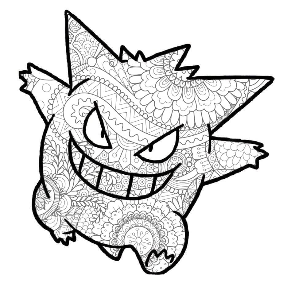 Mandala Pokemon Coloring Pages Mandalas