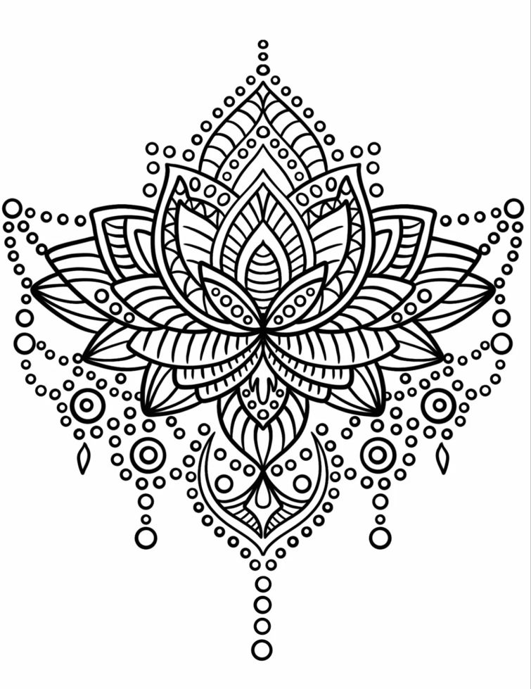 Interesting Flower Mandala Coloring Pages Mandalas