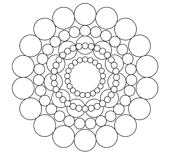 Adorable Mandala Circle Coloring Page Mandalas