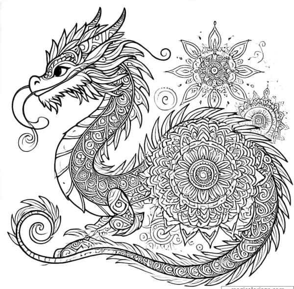 Amazing Mandala Disney Coloring Page Mandalas