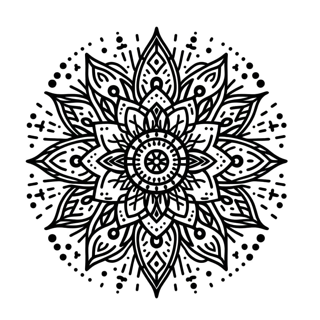 Free Image Mandala Abstract Coloring Page Mandalas
