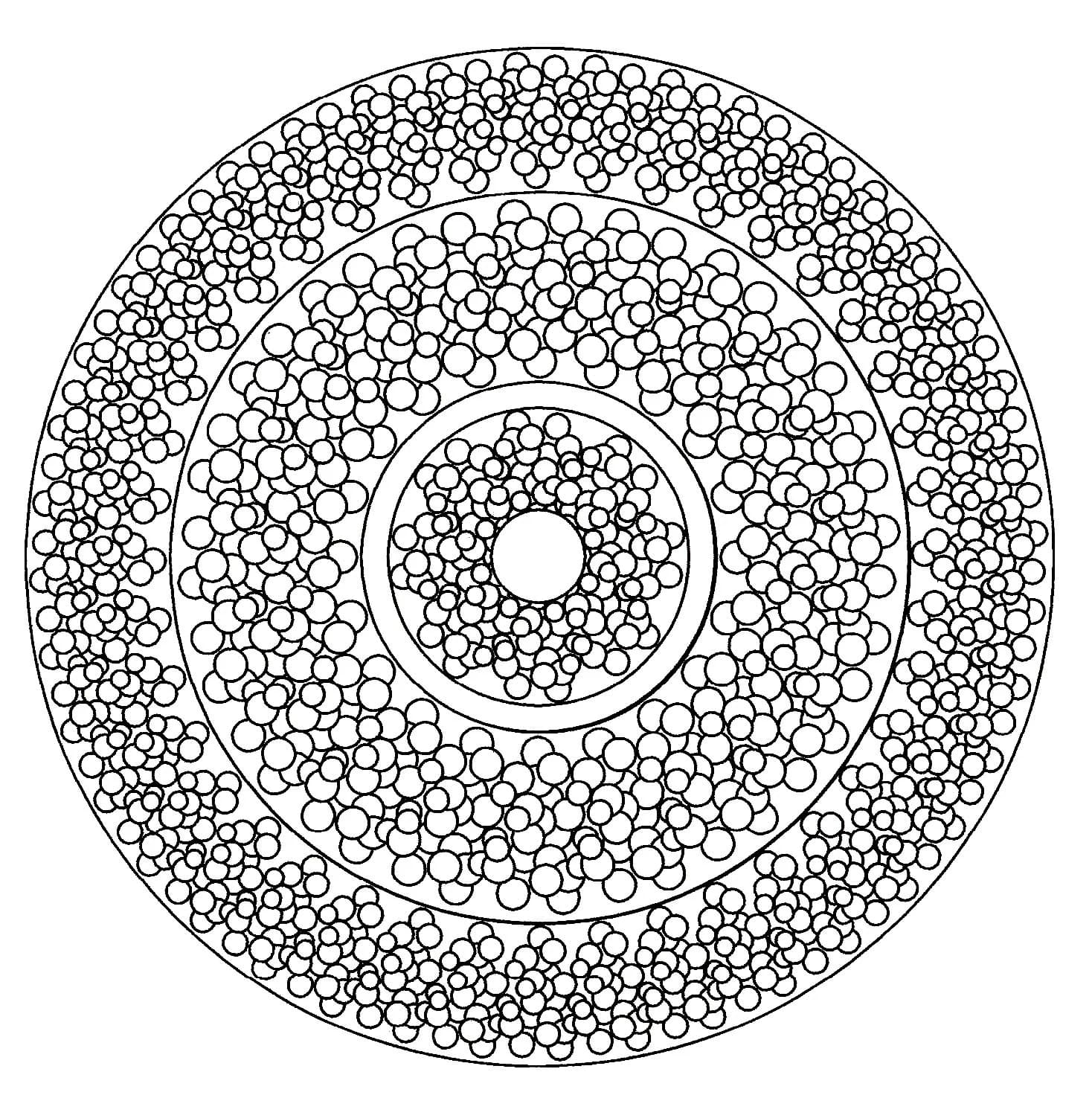 Free Image Mandala Circle Coloring Page Mandalas