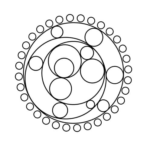 Perfect Mandala Circle Coloring Page Mandalas