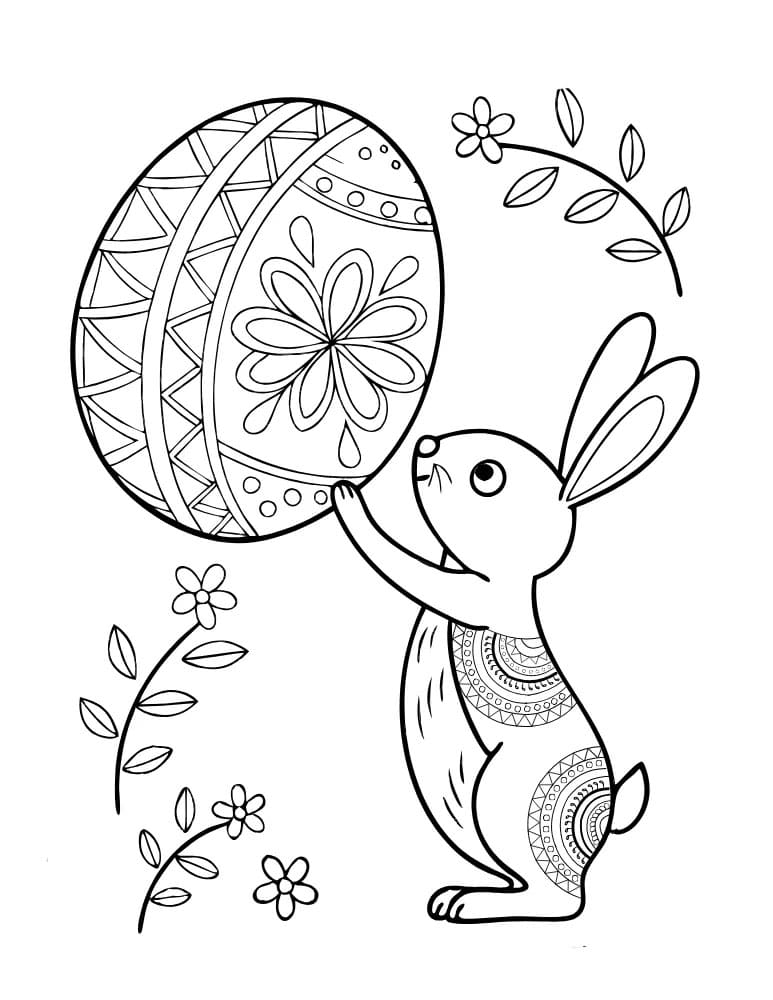 Print Mandala Easter Free Coloring Page Mandalas