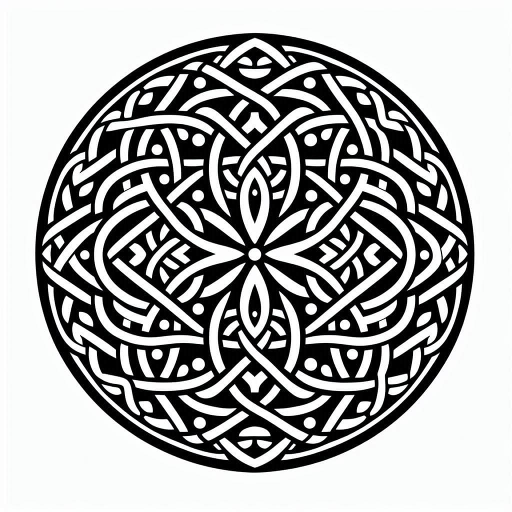 Free Celtic Mandala Coloring Page Mandalas