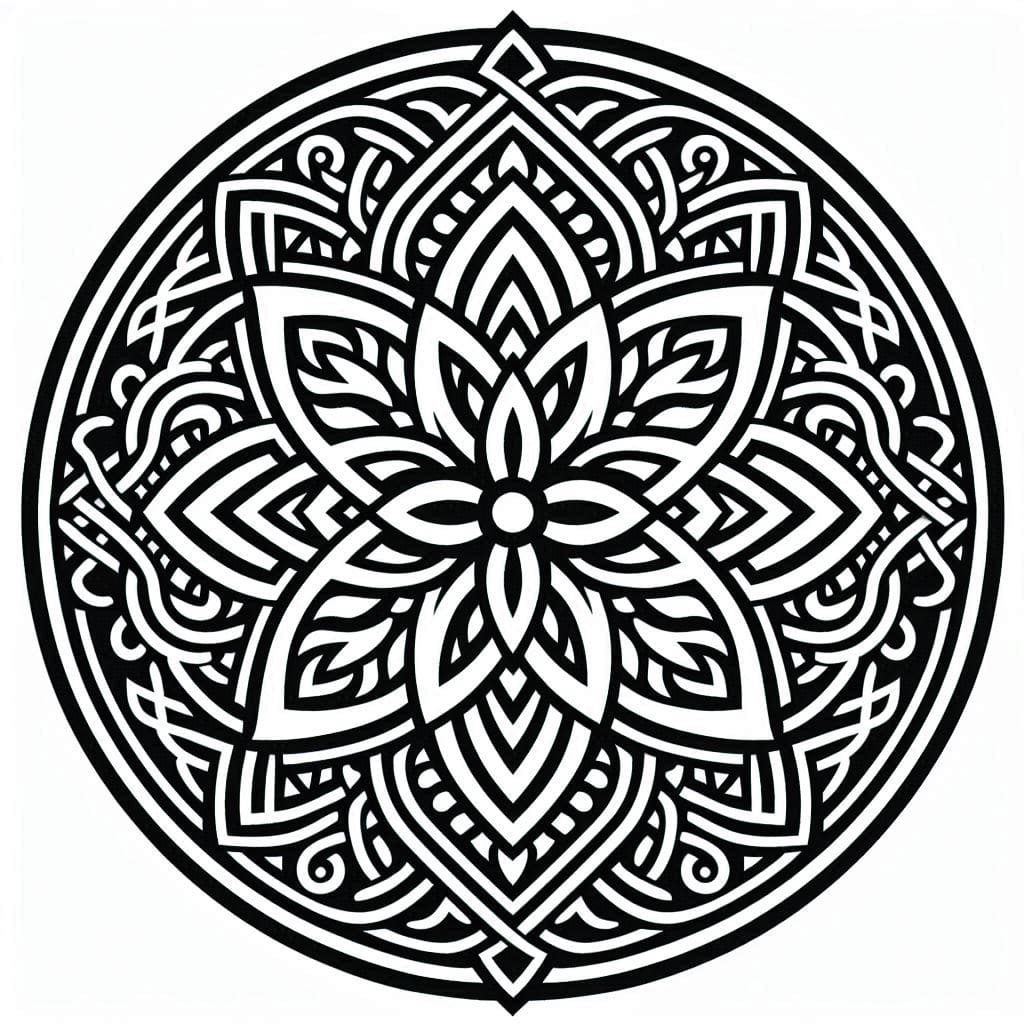 Free Image Celtic Mandala Coloring Page Mandalas