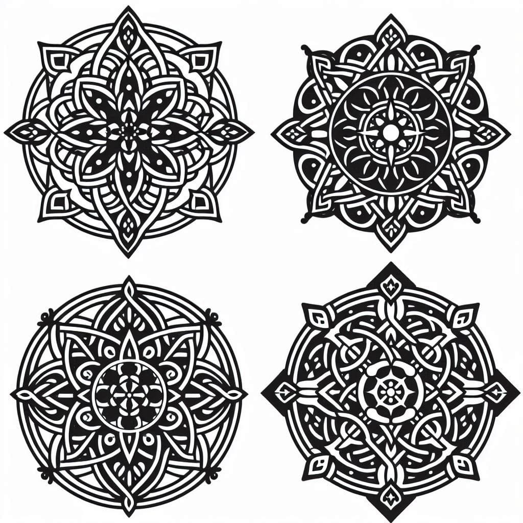 Perfect Celtic Mandala Coloring Page Mandalas