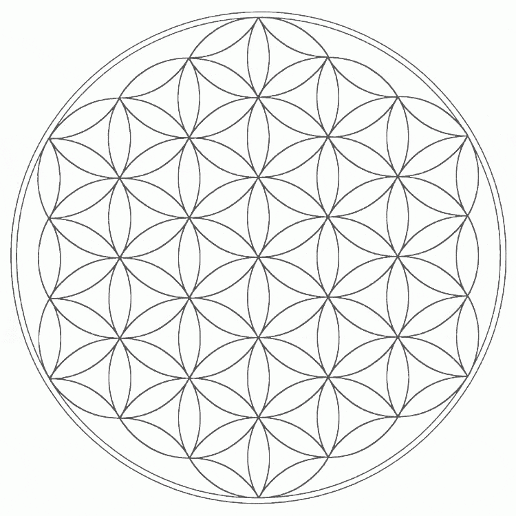 Awesome Mandala Geometric Coloring Page Mandalas