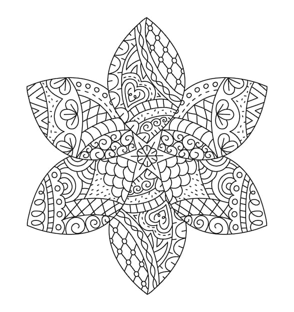 Free Image Fall Mandala Coloring Page Mandalas