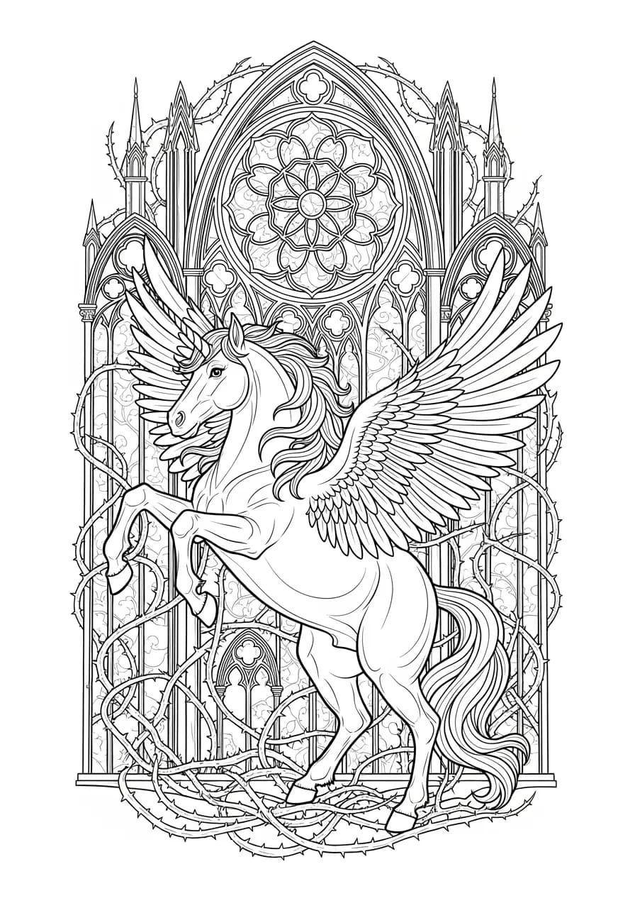 Free Image Mandala Unicorn Coloring Page Mandalas