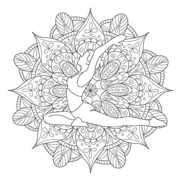 Good Lotus Mandala Coloring Page Mandalas