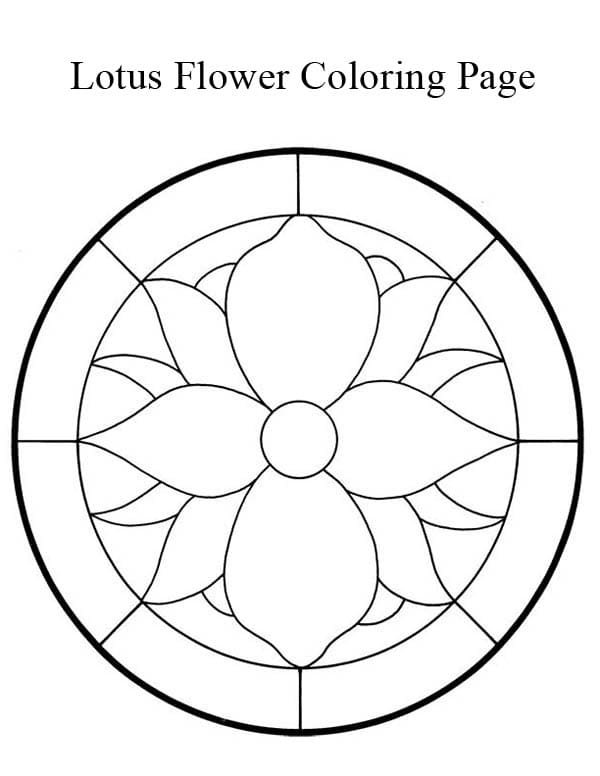 Image Free Lotus Mandala Coloring Page Mandalas