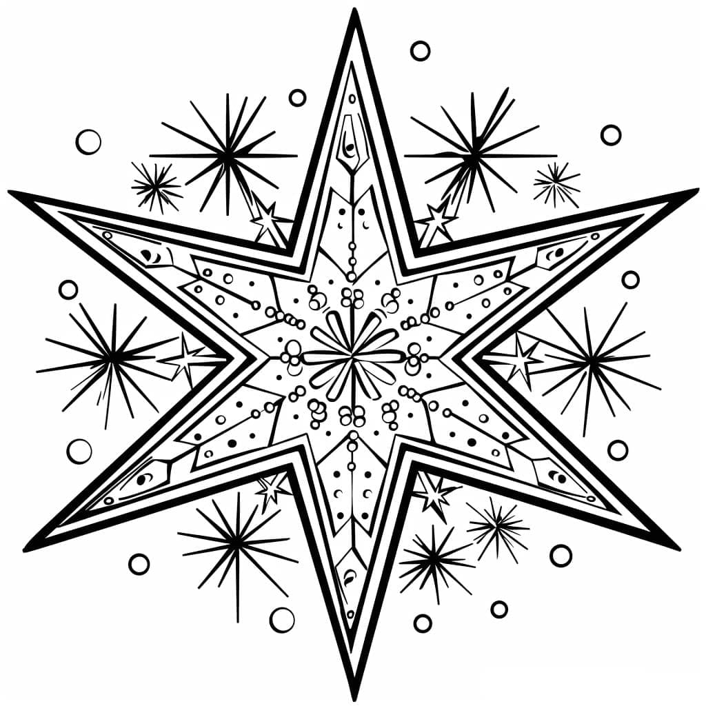 Image Star Mandala Free Coloring Page Mandalas