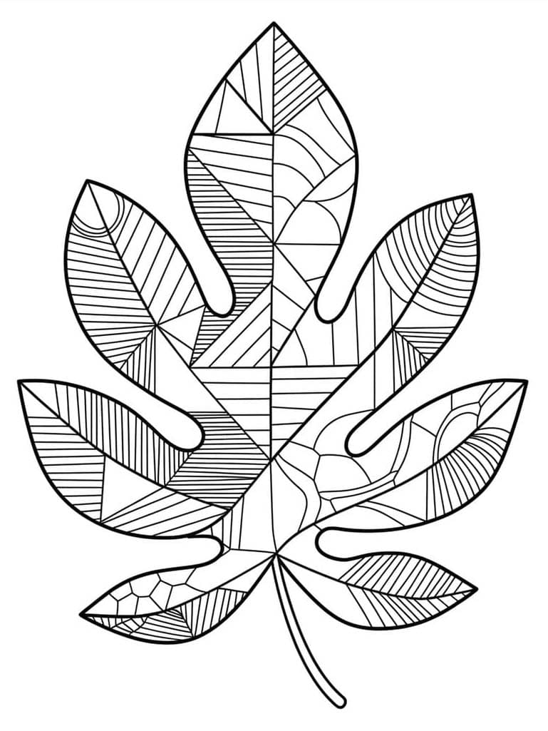 Print Fall Mandala Coloring Page Mandalas