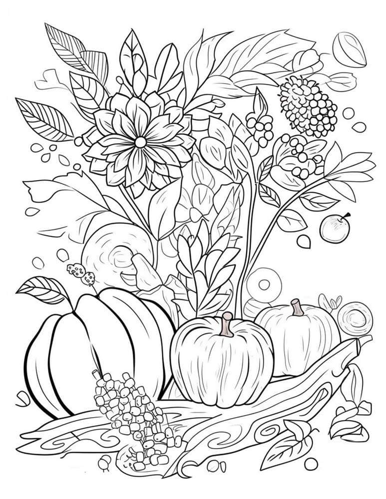 Special Fall Mandala Coloring Page Mandalas
