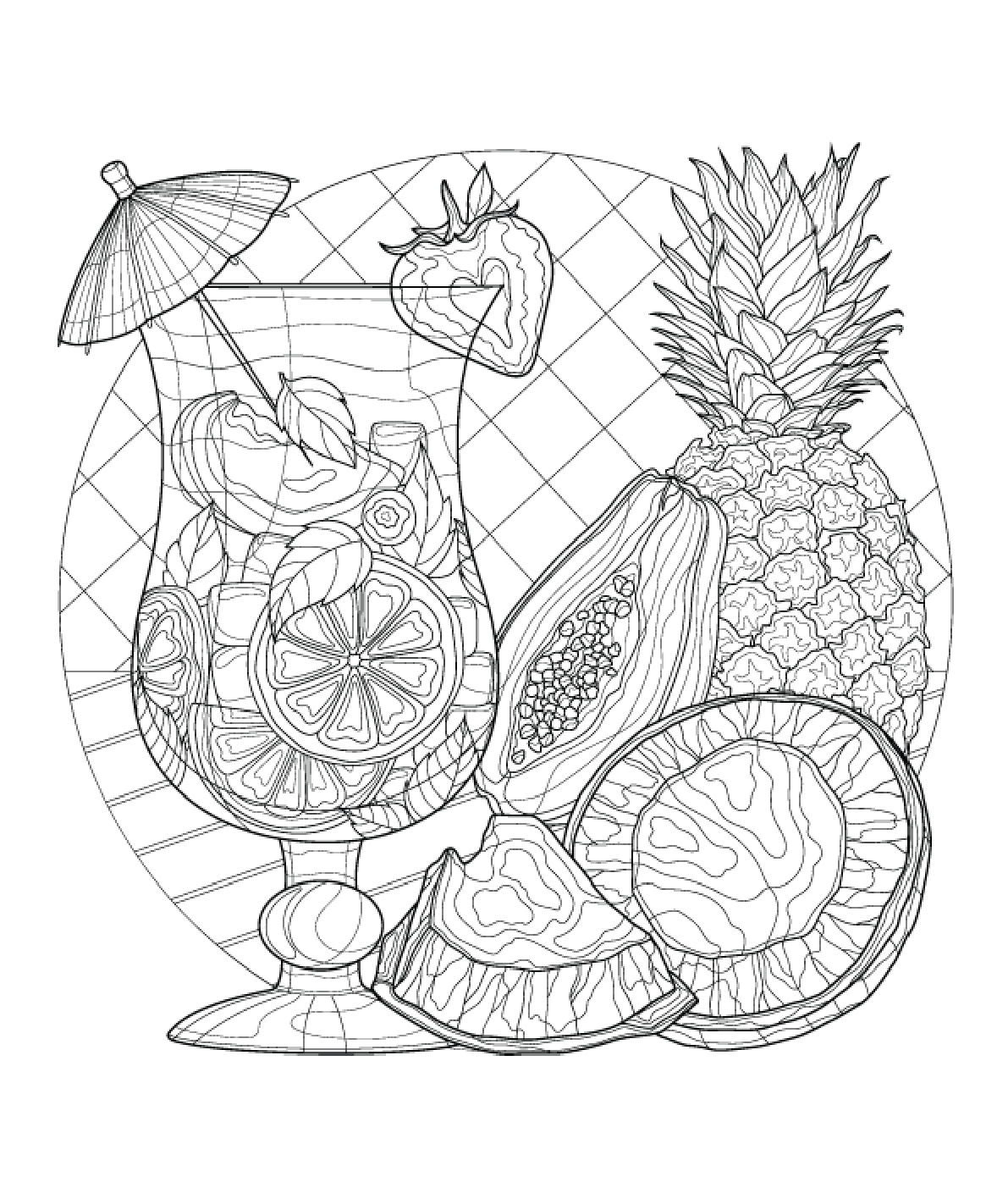 Free Pineapple Mandala Print Coloring Page Mandalas Free Pineapple Mandala Print Coloring Page Mandalas