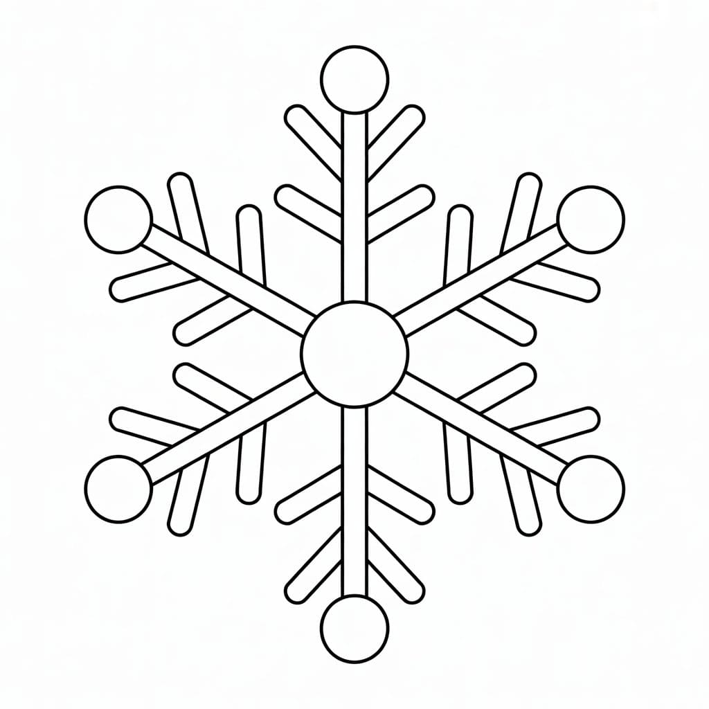 Images Snowflake Mandala Coloring Page Mandalas