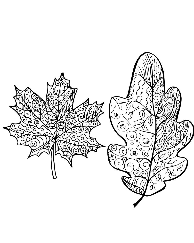 Leaves Mandala For Kids Coloring Page Mandalas Leaves Mandala For Kids Coloring Page Mandalas