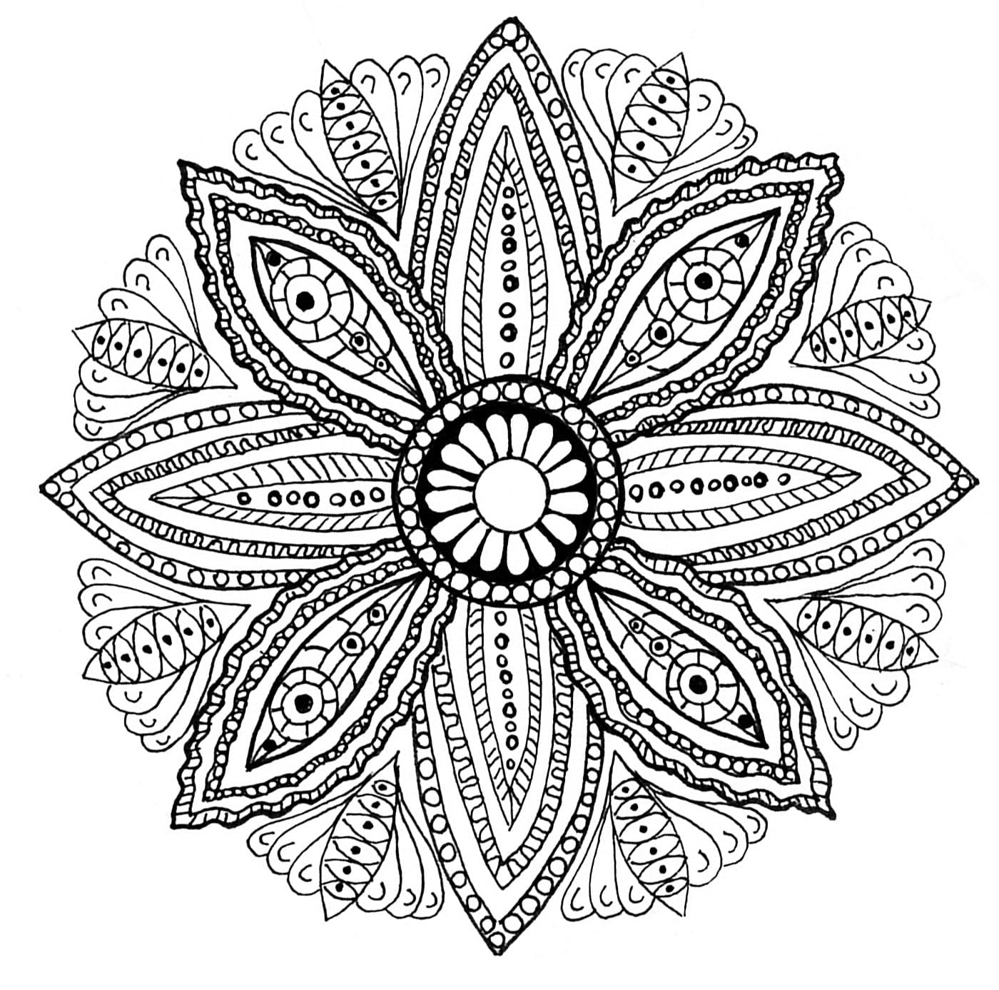 Leaves Mandala Free Coloring Page Mandalas Leaves Mandala Free Coloring Page Mandalas