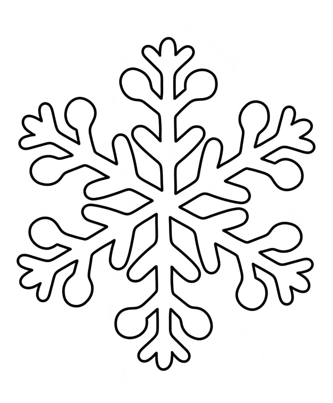 Snowflake Mandala Coloring Pages Mandalas