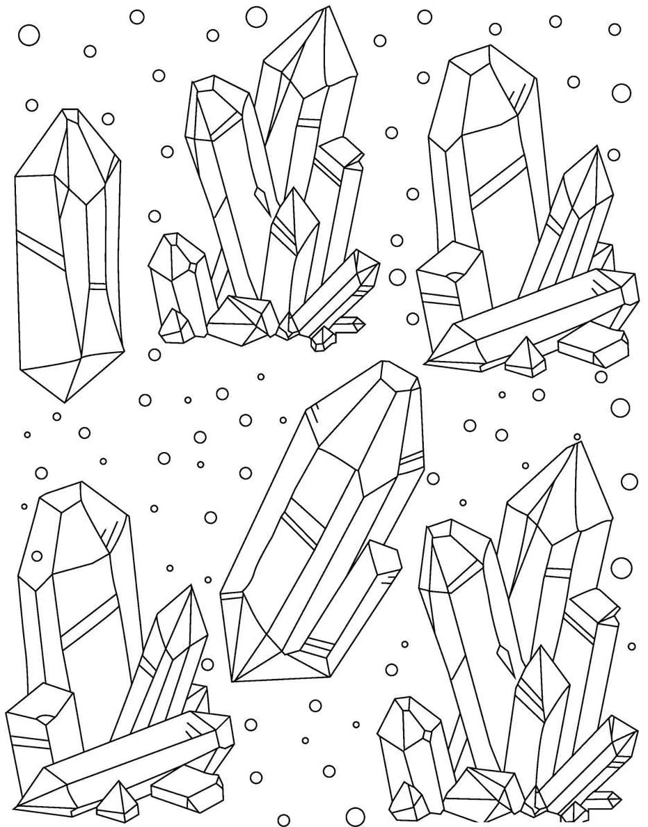 Very Nice Crystal Mandala Coloring Page Mandalas