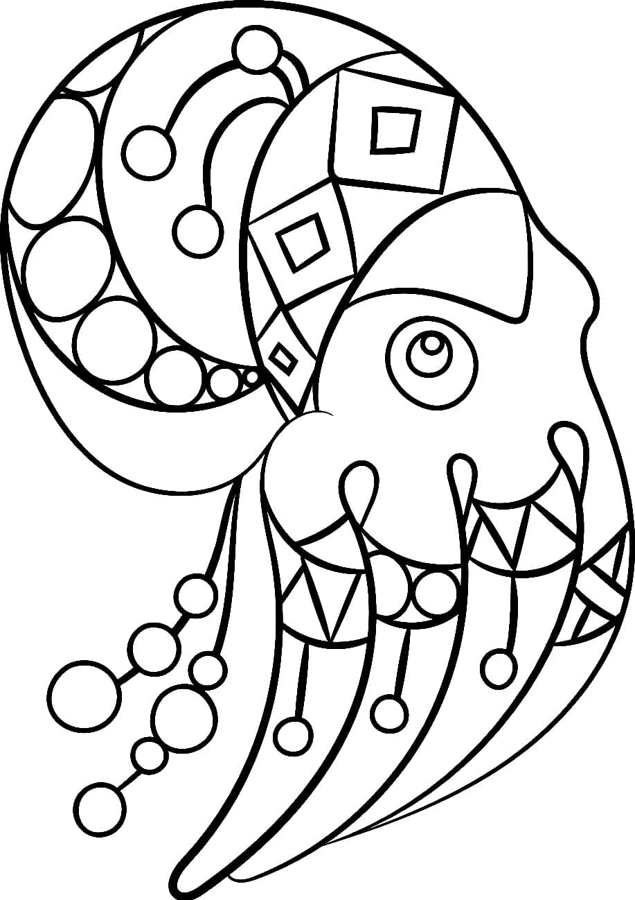 Free Image Octopus Mandala Coloring Page Mandalas