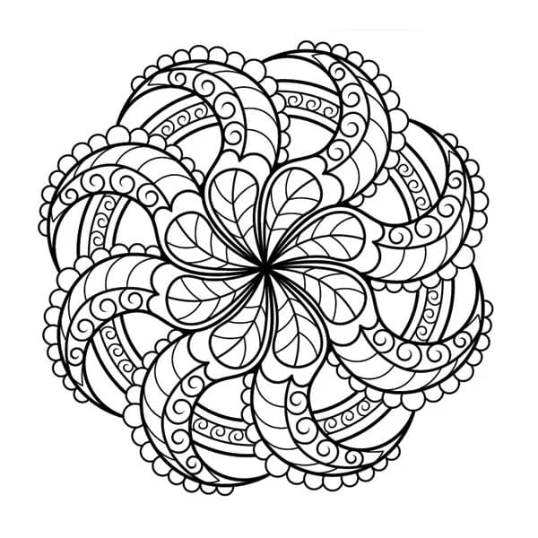 Style Free Octopus Mandala Coloring Page Mandalas