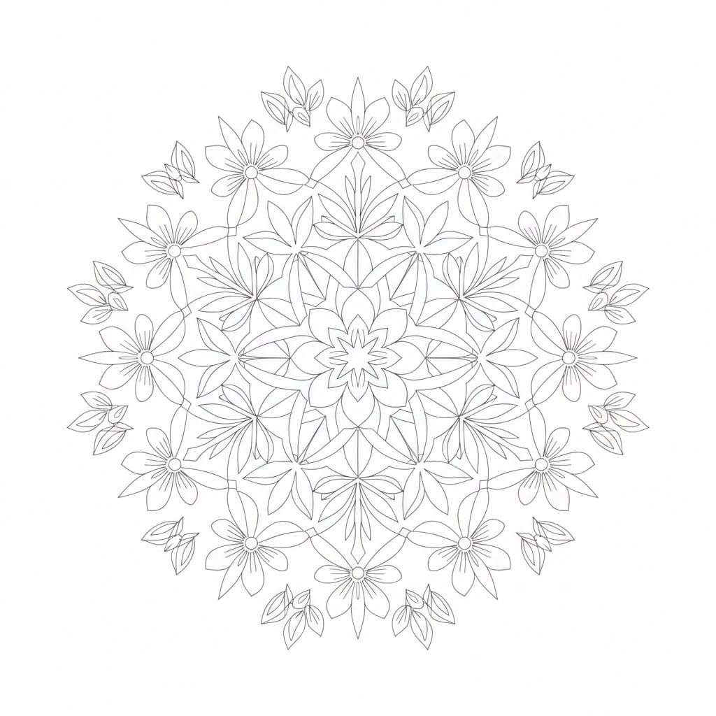 Flower of Life Mandala Templates Mandalas