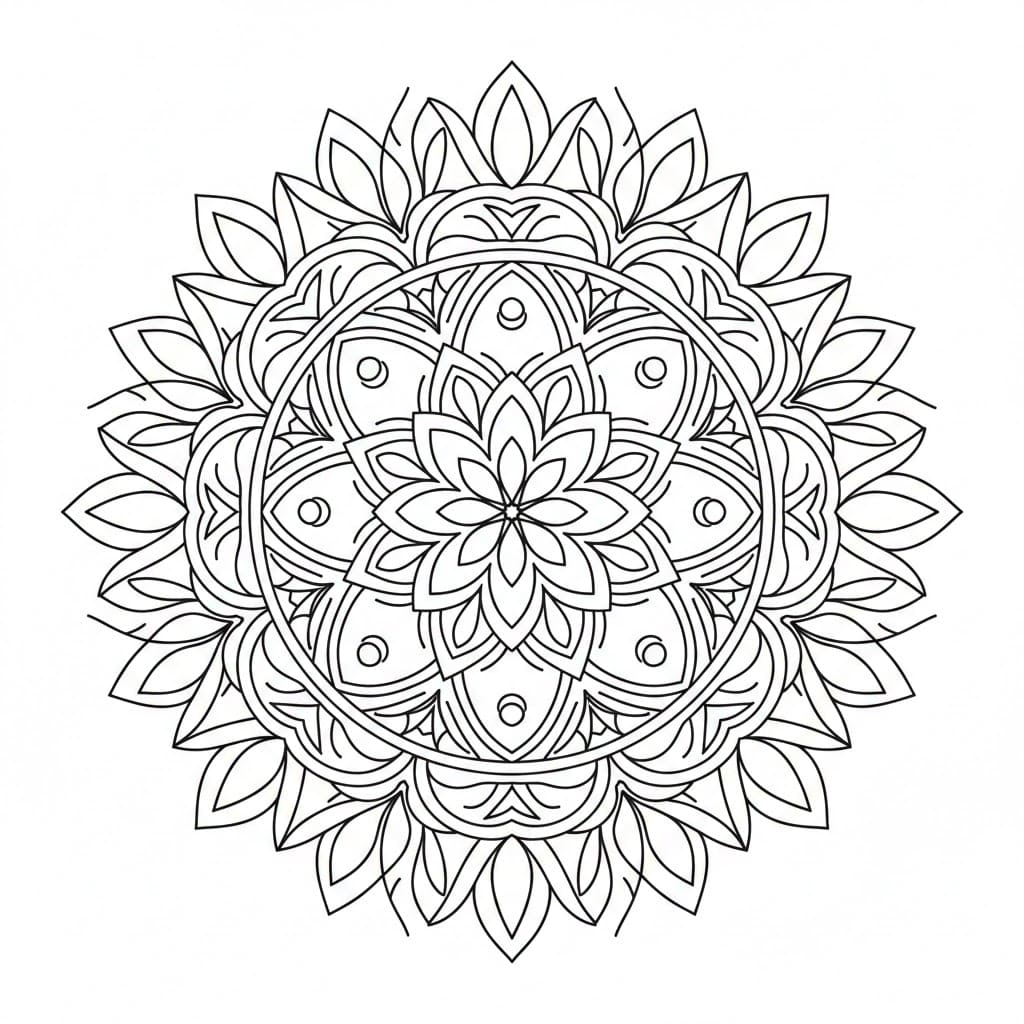 Ancestral Tribal Mandala Template Mandalas