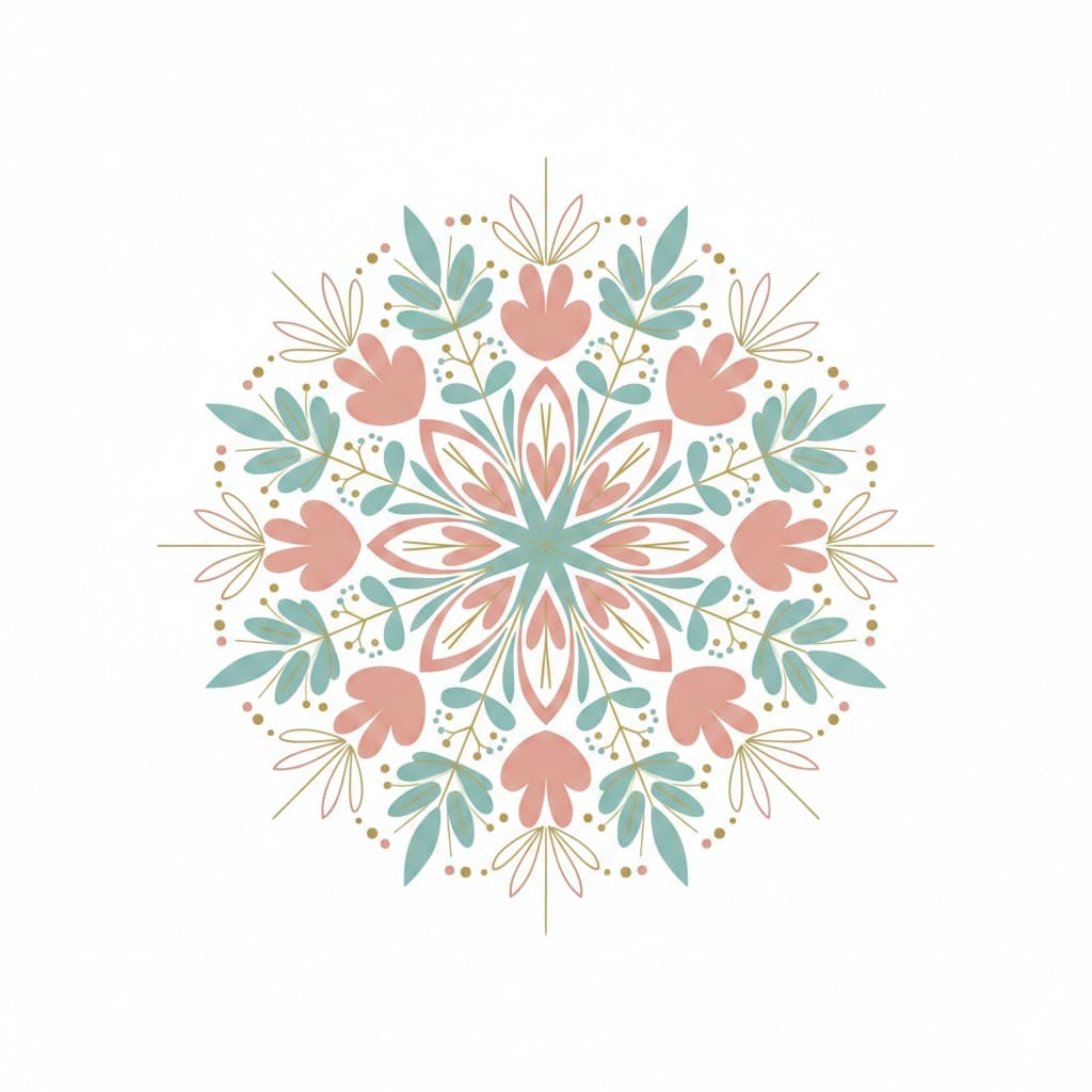 Aura Boho Mandala Template Mandalas