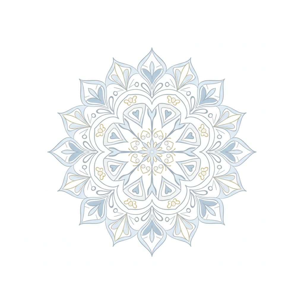 Bare Sky Boho Mandala Template Mandalas