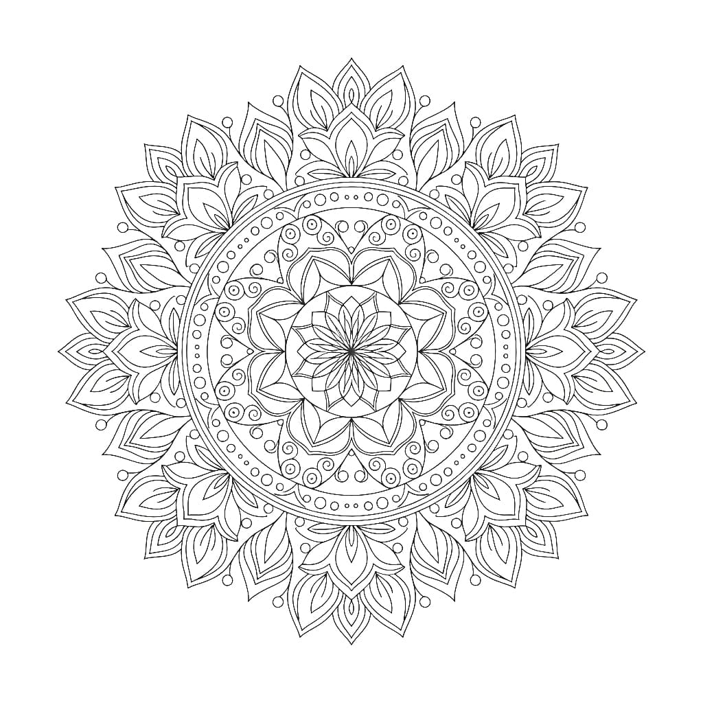 Dreamweave Ornamental Mandala Template Mandalas