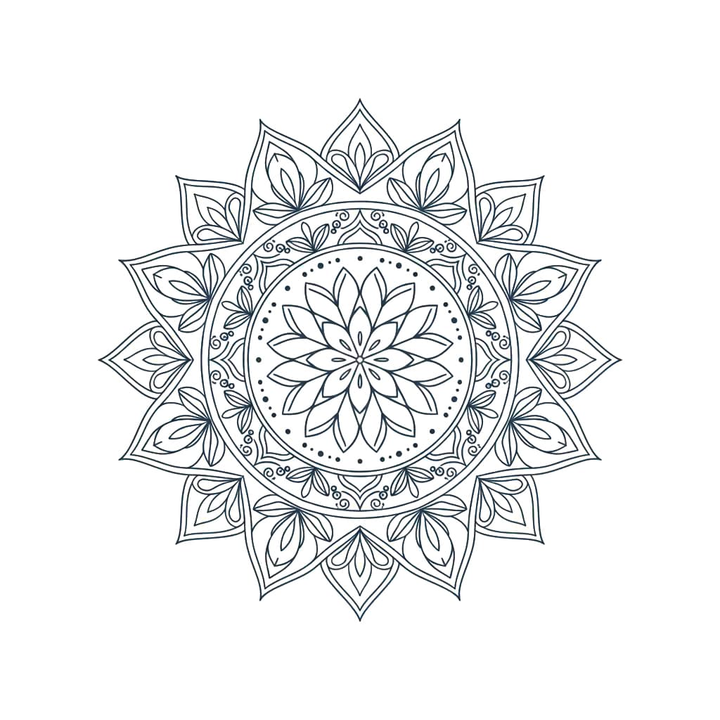 Drift Boho Mandala Template Mandalas