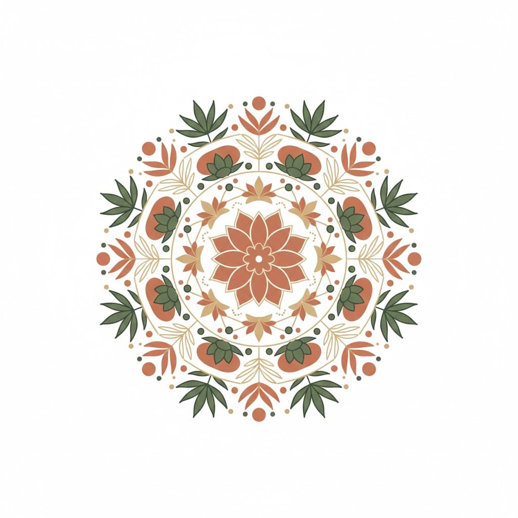 Dune Boho Mandala Template Mandalas