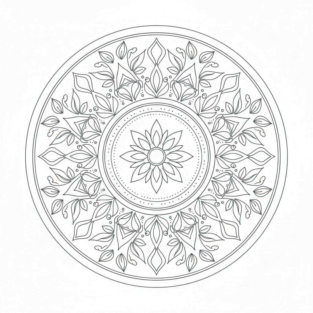 Ember Boho Mandala Template Mandalas