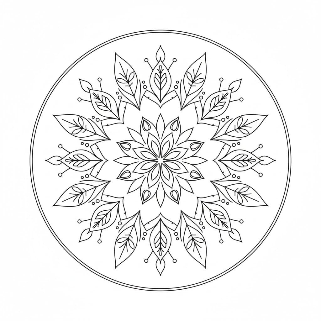 Ember Soul Tribal Mandala Template Mandalas