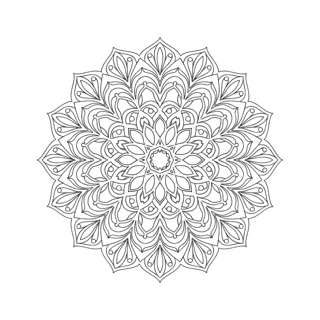Innerlace Intricate Mandala Template Mandalas