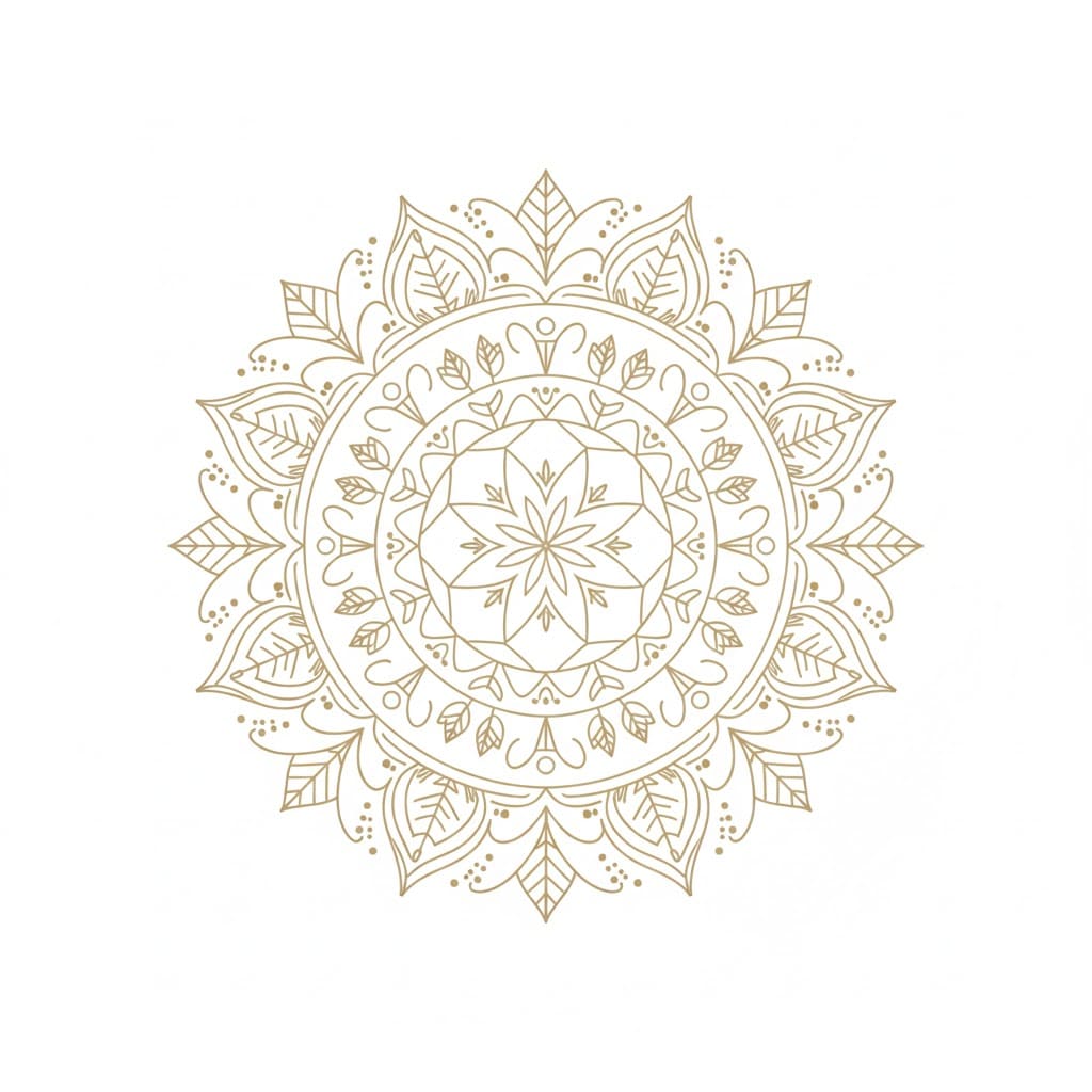 Nomad Boho Mandala Template Mandalas