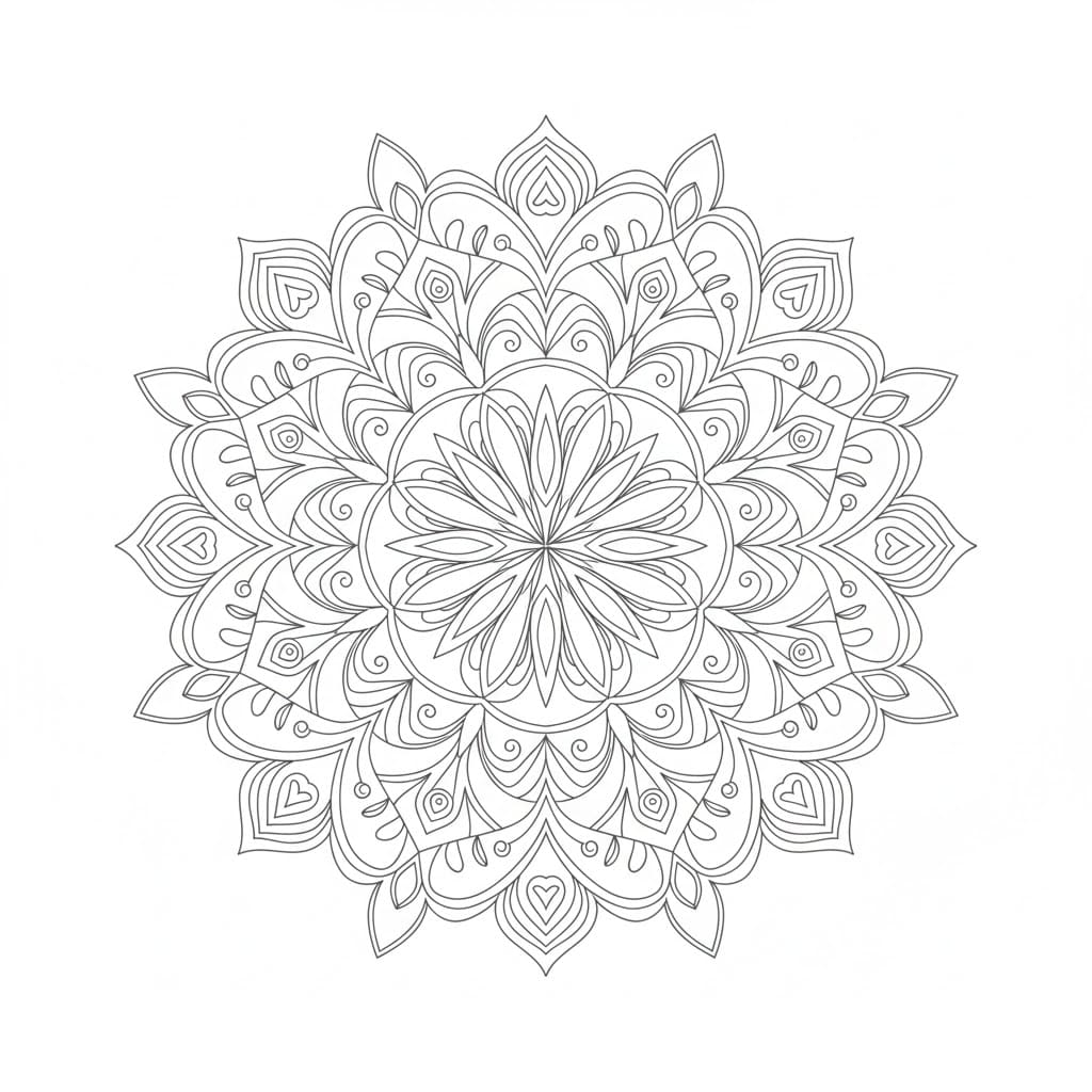 Nomad Tribal Mandala Template Mandalas