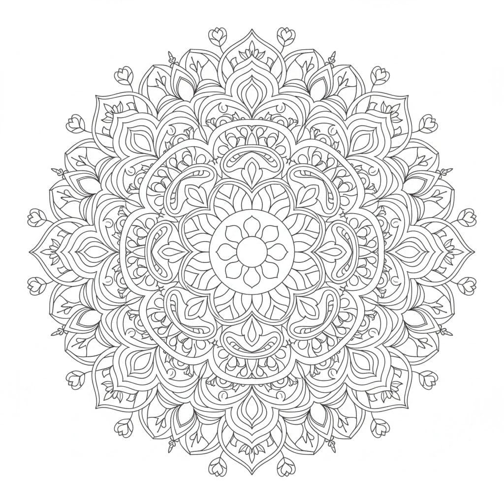 Ornate Dream Ornamental Mandala Template Mandalas