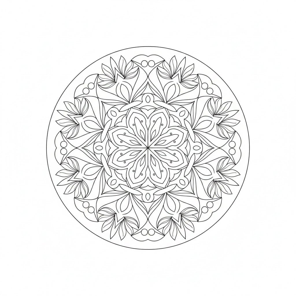 Raw Energy Tribal Mandala Template Mandalas
