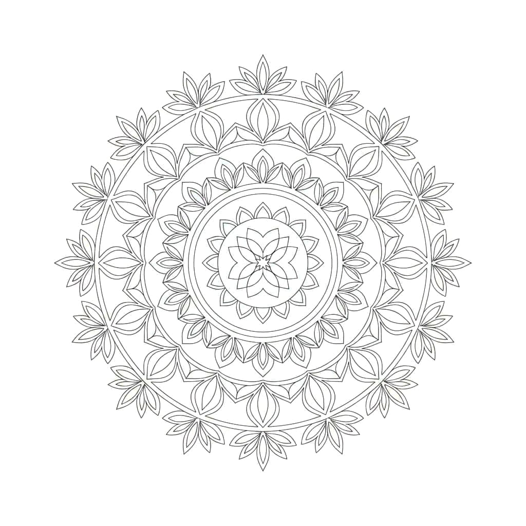 Softlace Intricate Mandala Template Mandalas