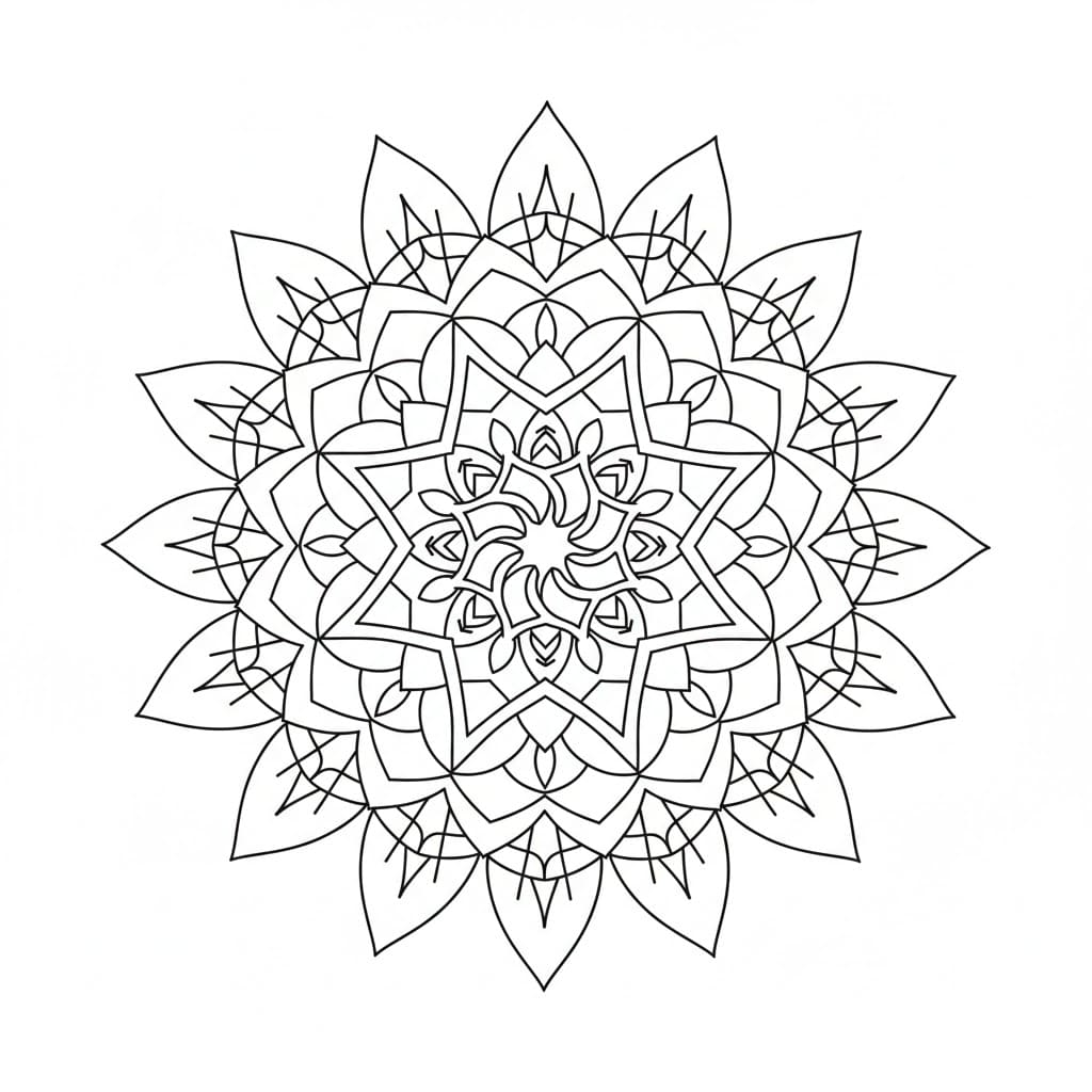 Blackwork Mandala Templates Mandalas