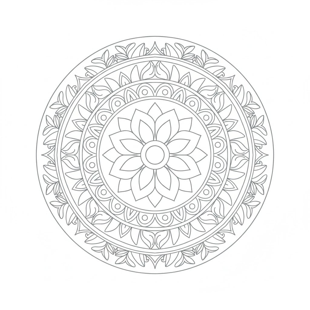 Stoneheart Tribal Mandala Template Mandalas