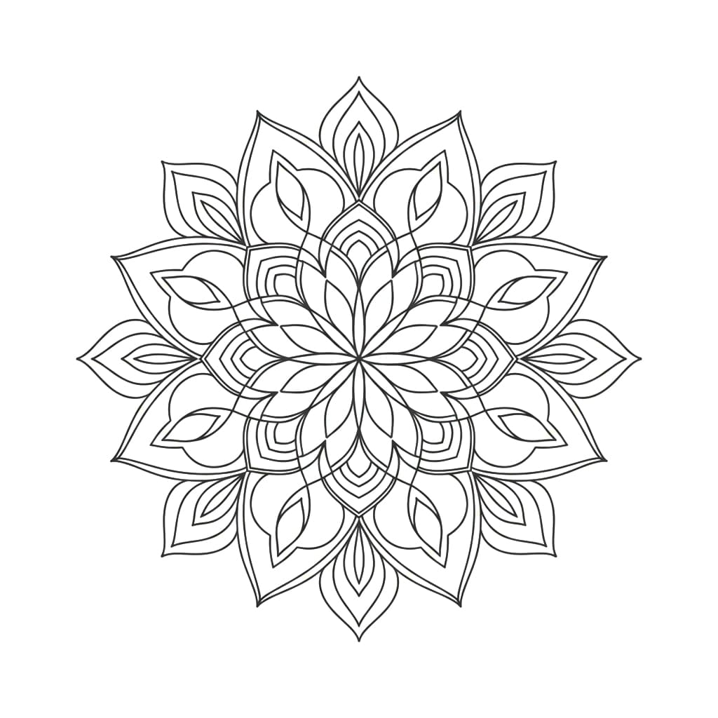 Minimalist Mandala Templates Mandalas