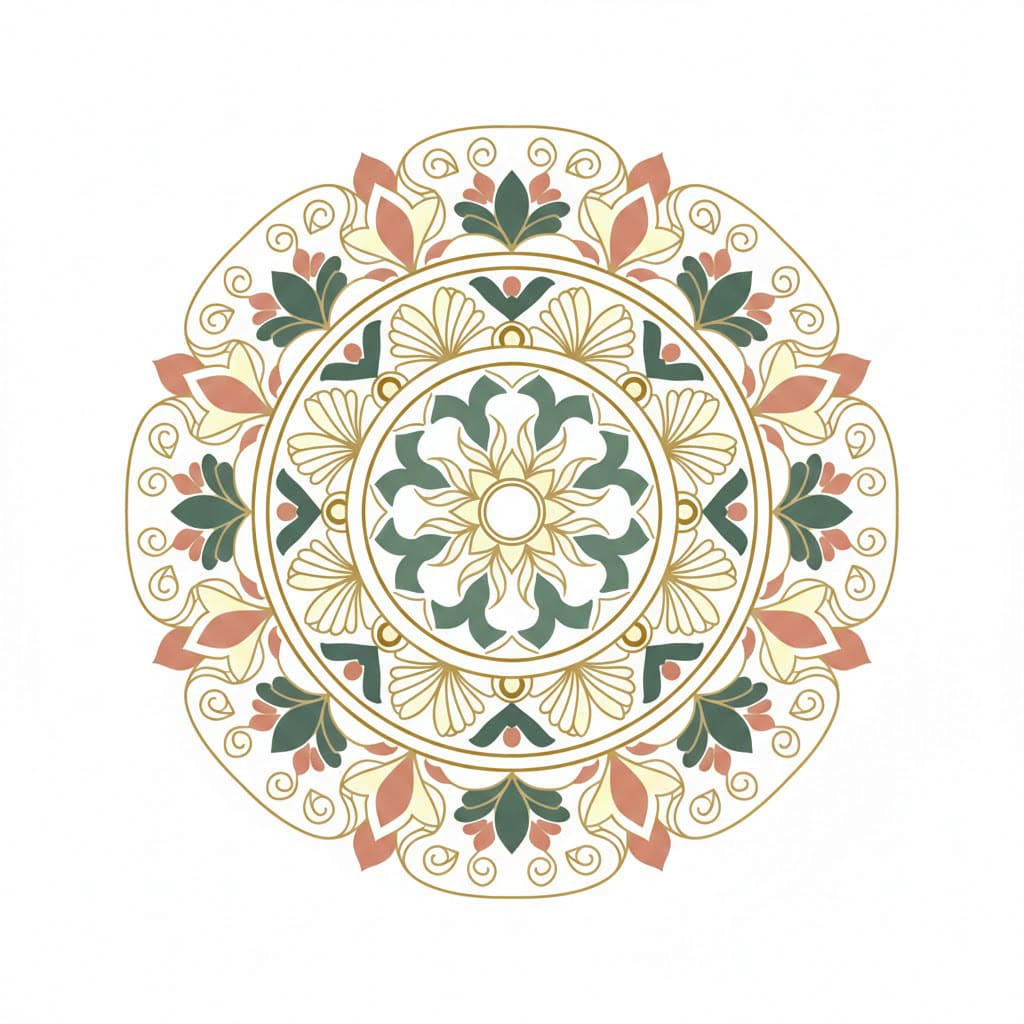 Layered Mandala Templates Mandalas