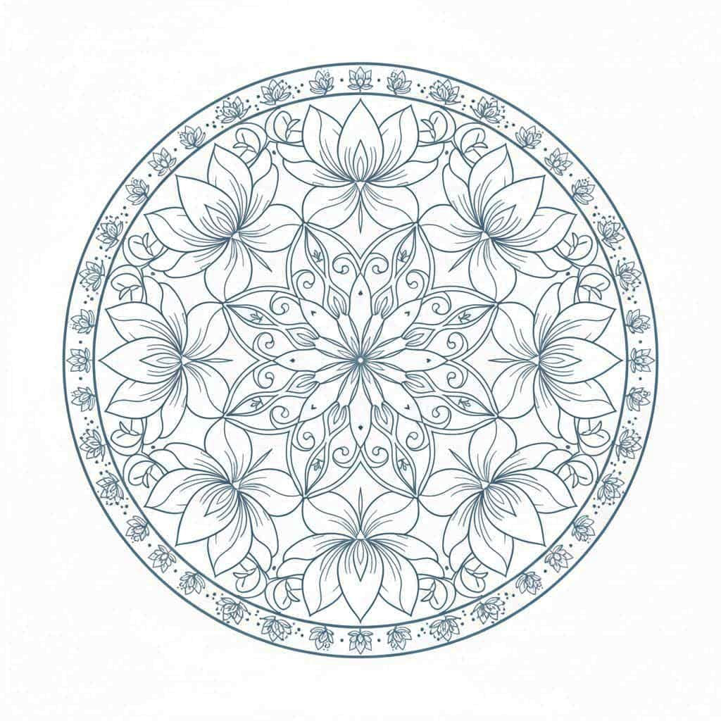 Floral Mandala Templates Mandalas