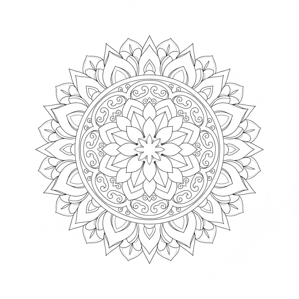 Ornamental Mandala Templates Mandalas