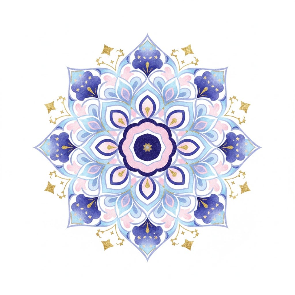 Celestial Dreamy Mandala Template Mandalas